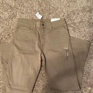 American Eagle Outfitters Men's Slim Straight Tan Jeans